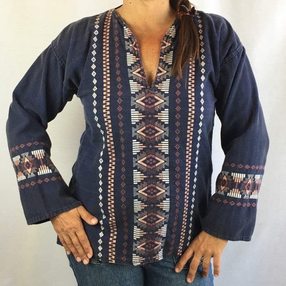 Navajo pattern pull over